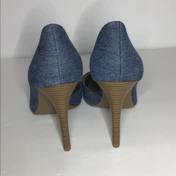A.N.A. Claire Denim Heels, Blue, size 7.5M - Picture 5 of 8